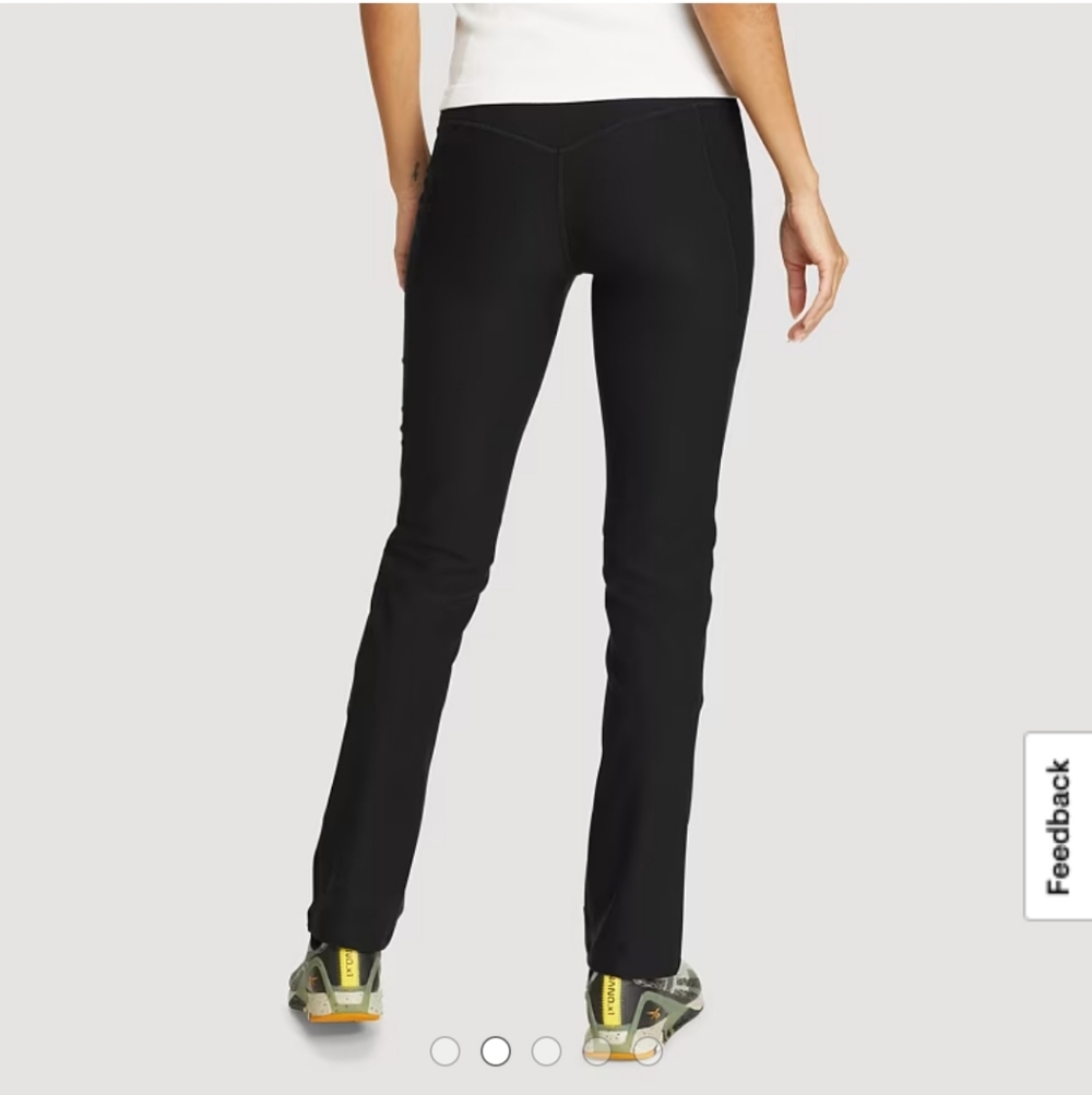 EDDIE BAUER | Straight Leg Yoga Pants With Side Pockets